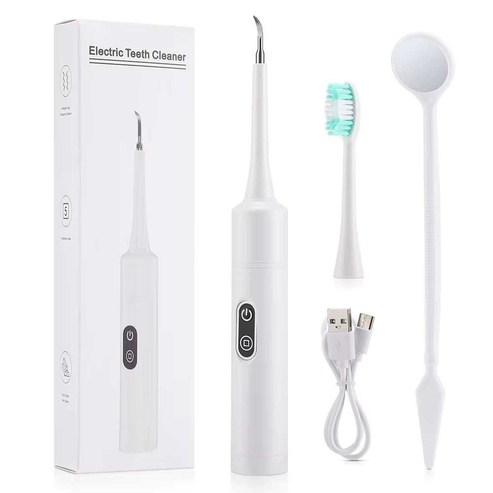 Electric Teeth Cleaner Dental Scaler Waterproof Oral Care Plaque Spatula Removes Tartar Dental Scraper Dental Instrument